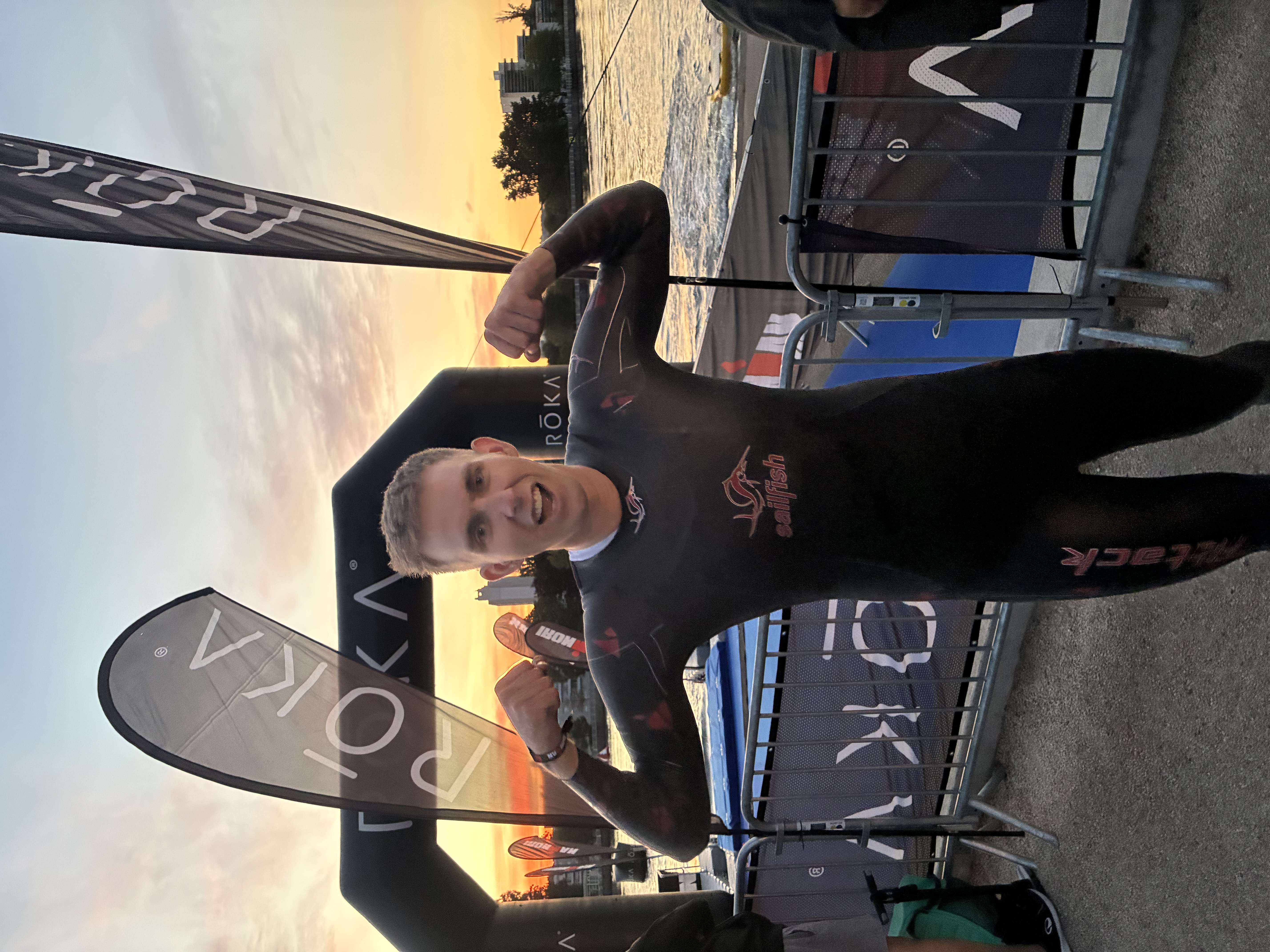 Finn Salamon vor dem Start